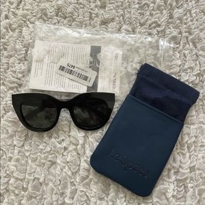 Le Specs Air heart sunglasses